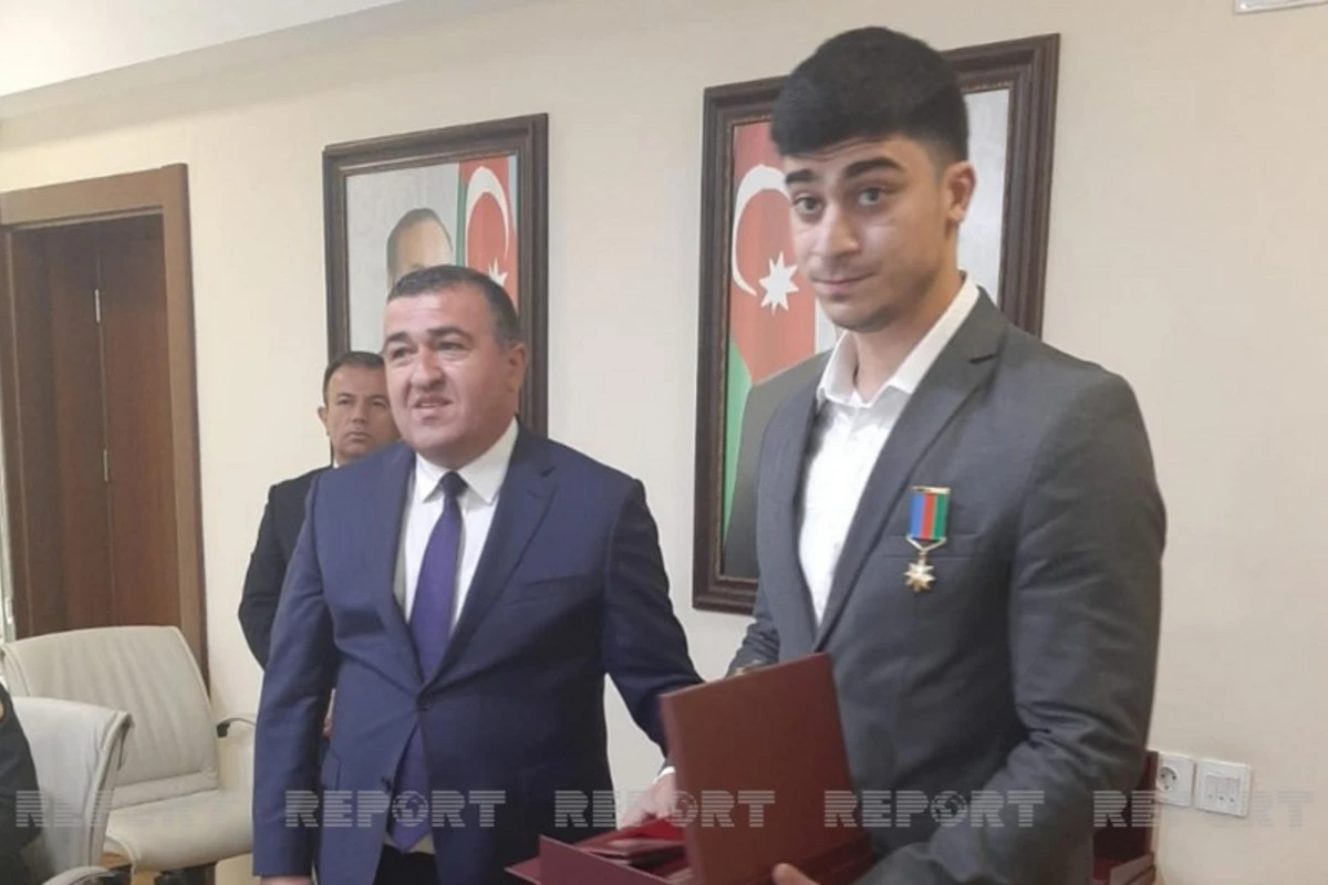 Şəhid İlqar Mirzəyevin ailəsinə “Azərbaycanın Milli Qəhrəmanı” medalı təqdim olundu