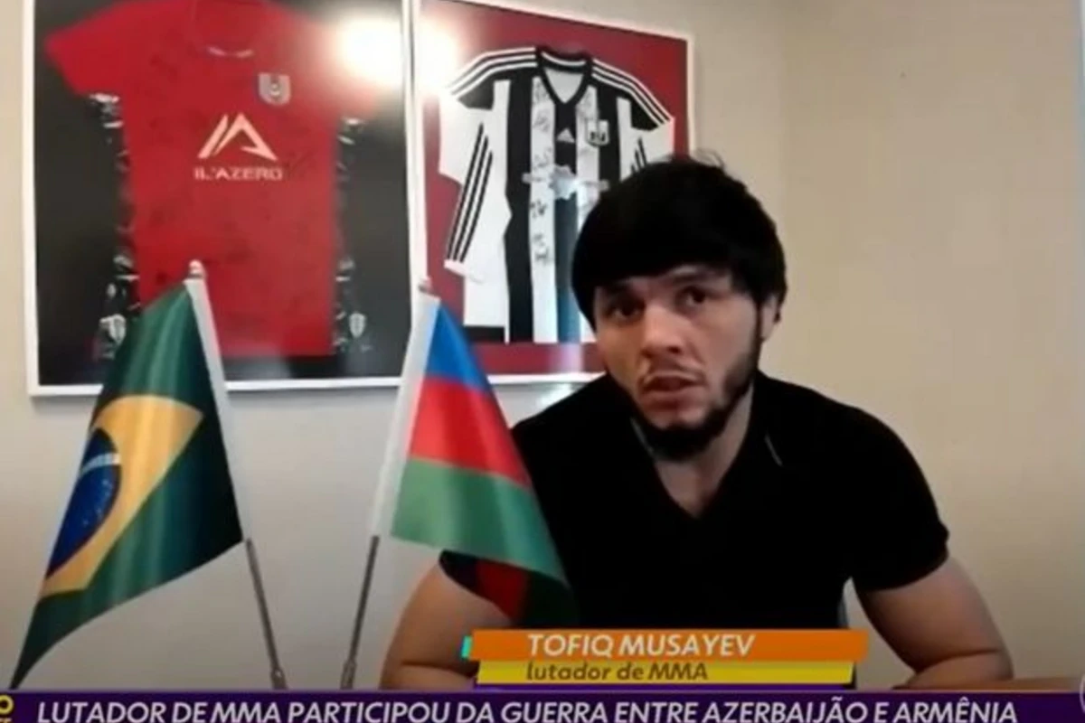 Azərbaycanlı idmançı Braziliya telekanalına ermənilərin vəhşiliyindən danışdı - VİDEO