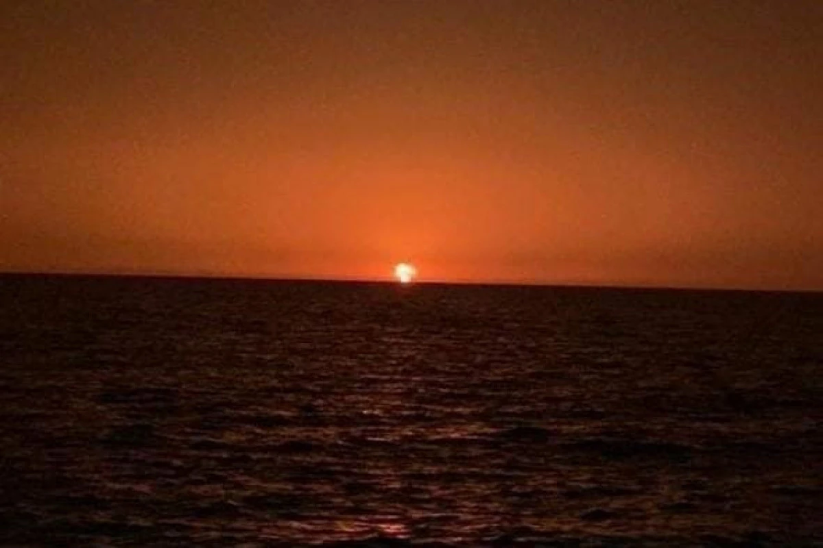 В Каспийском море произошел мощный взрыв - ВИДЕО