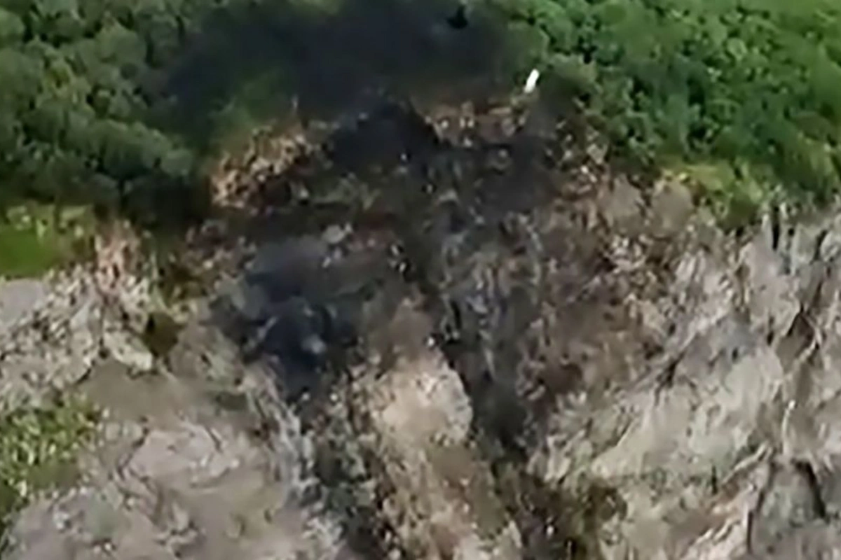 Появилось ВИДЕО с места крушения Ан-26 на Камчатке