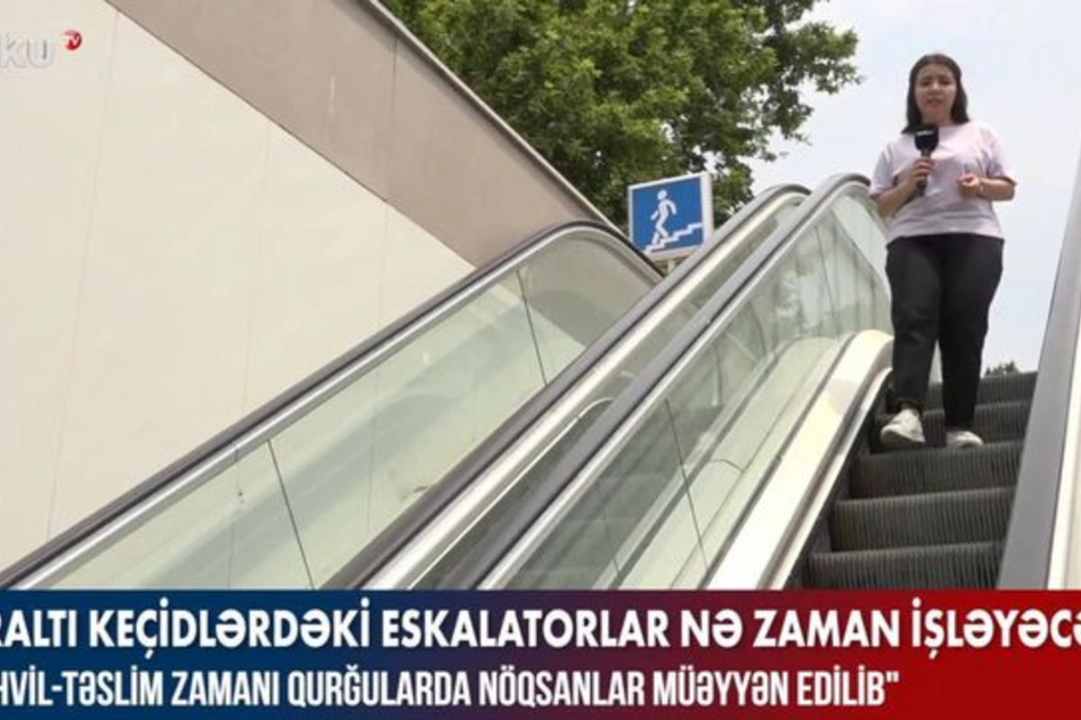 Yeraltı keçidlərdəki eskalatorlar nə zaman işləyəcək? - VİDEO
