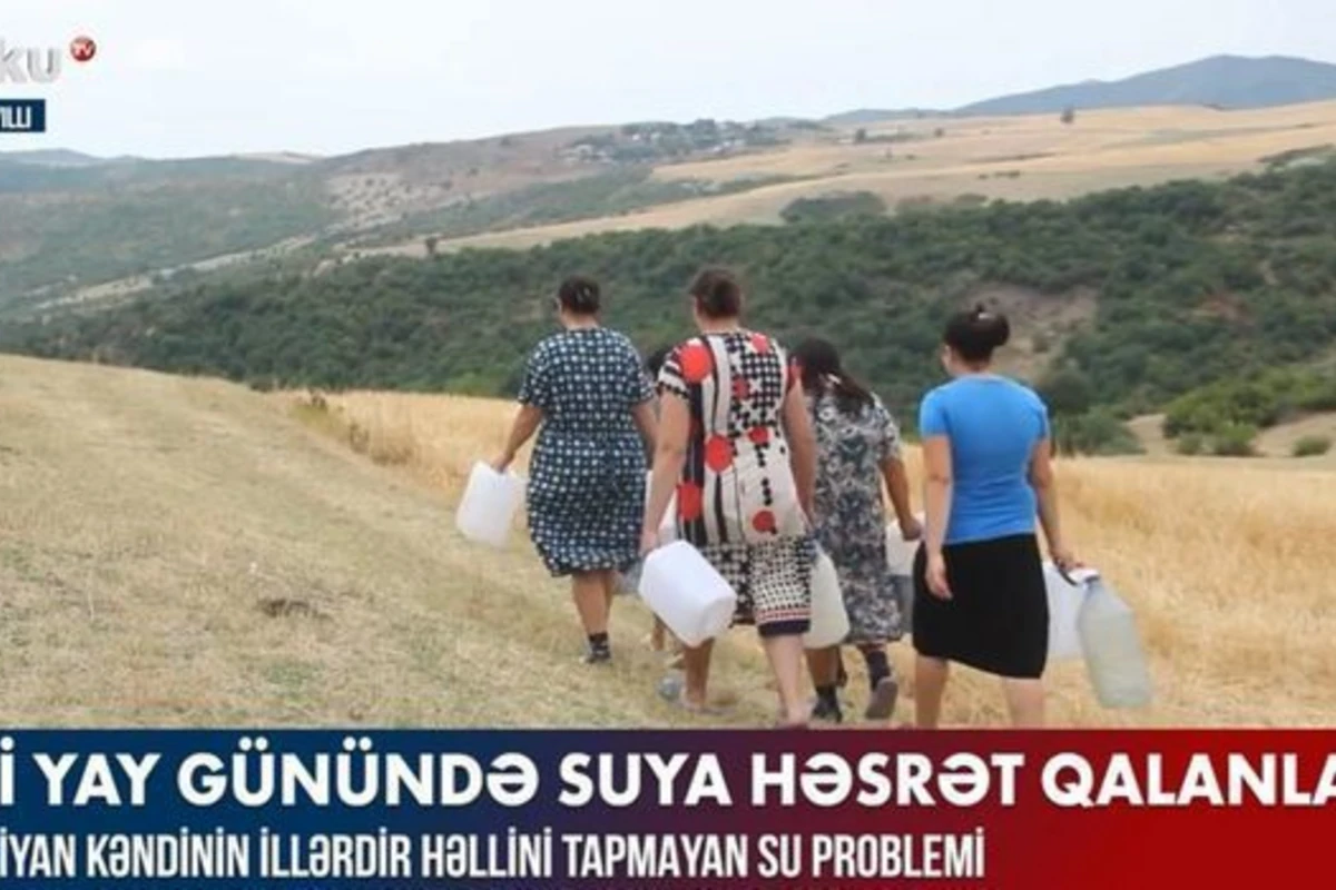 Село в Исмаиллы, где долгие годы нет питьевой воды - ВИДЕО