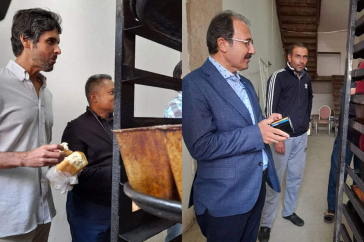 Xarici diplomatlar Şuşada Qala çörəyinin dadına baxıblar - FOTO