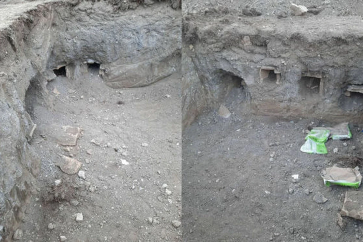 Tarixi abidə məktəb tikintisini yarımçıq qoydu - FOTO