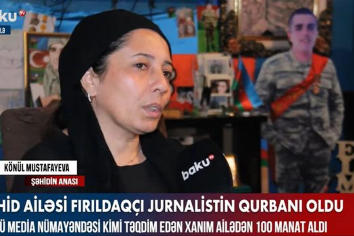 Şəhid ailəsi fırıldaqçı jurnalistin qurbanı oldu - VİDEO