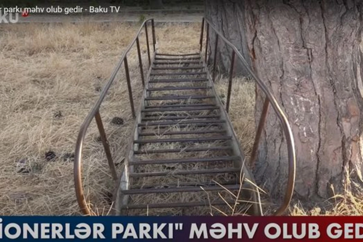 Bakıxanov qəsəbəsində “Pionerlər parkı”nın acınacaqlı vəziyyəti – VİDEO