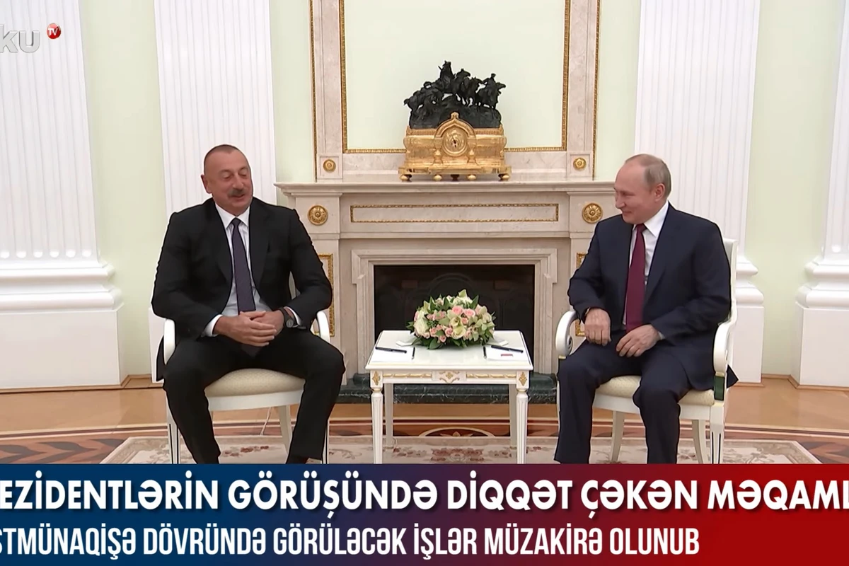 Baku TV: Prezidentlərin görüşündə diqqət çəkən məqamlar - VİDEO