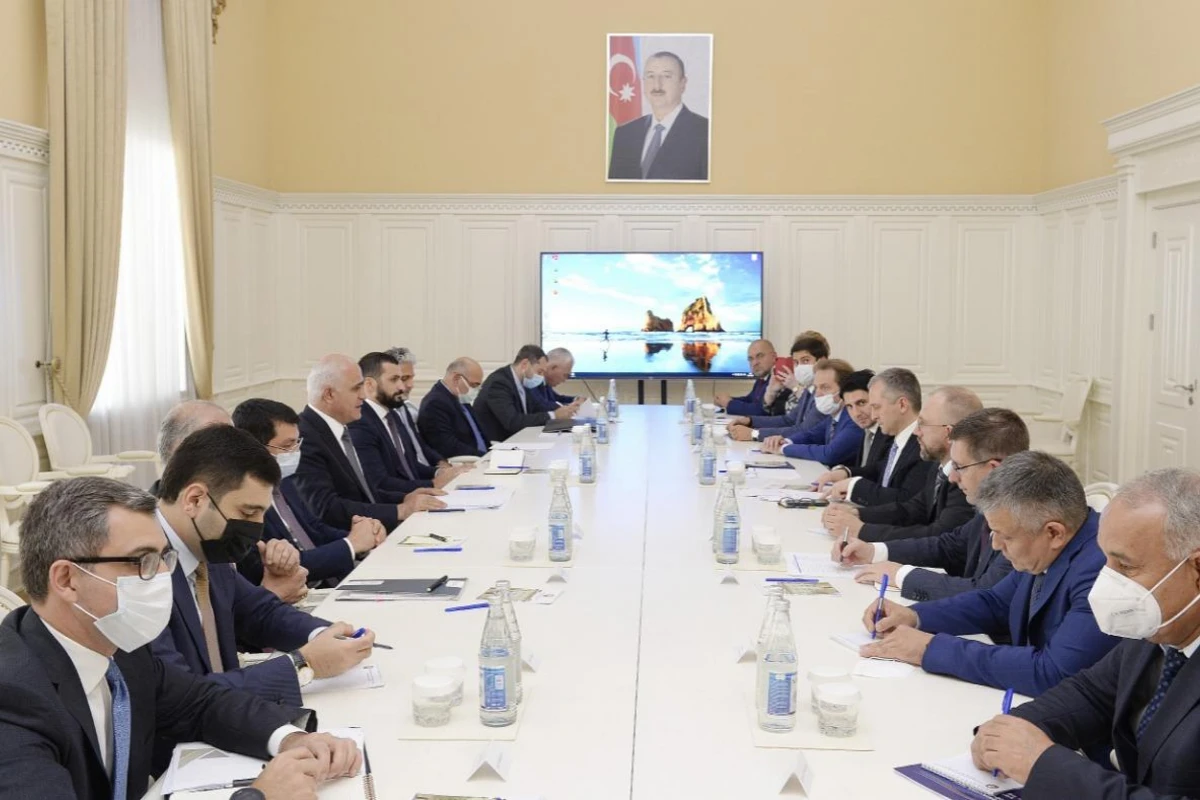 Şahin Mustafayev Rusiyanın iqtisadi inkişaf nazirinin müavini ilə görüşdü - FOTO
