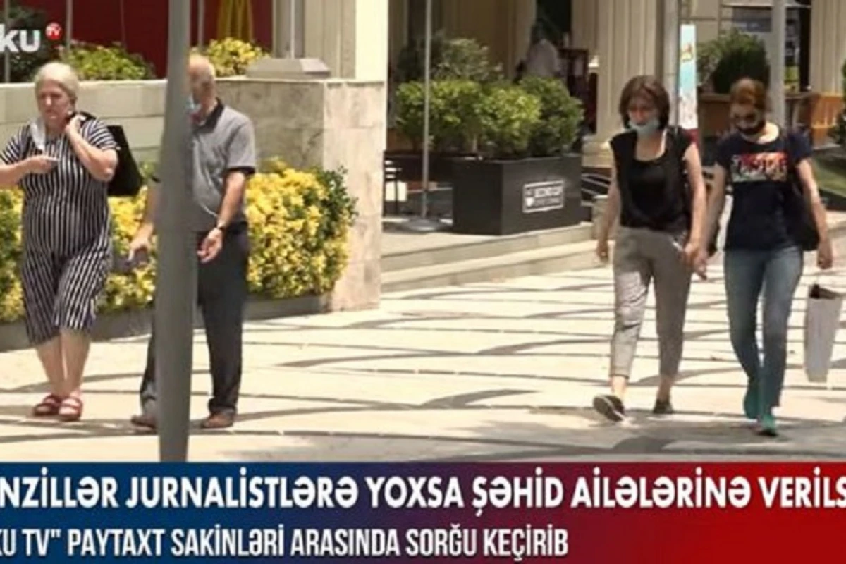 Mənzillər jurnalistlərə, yoxsa şəhid ailələrinə verilsin? - SORĞU - VİDEO