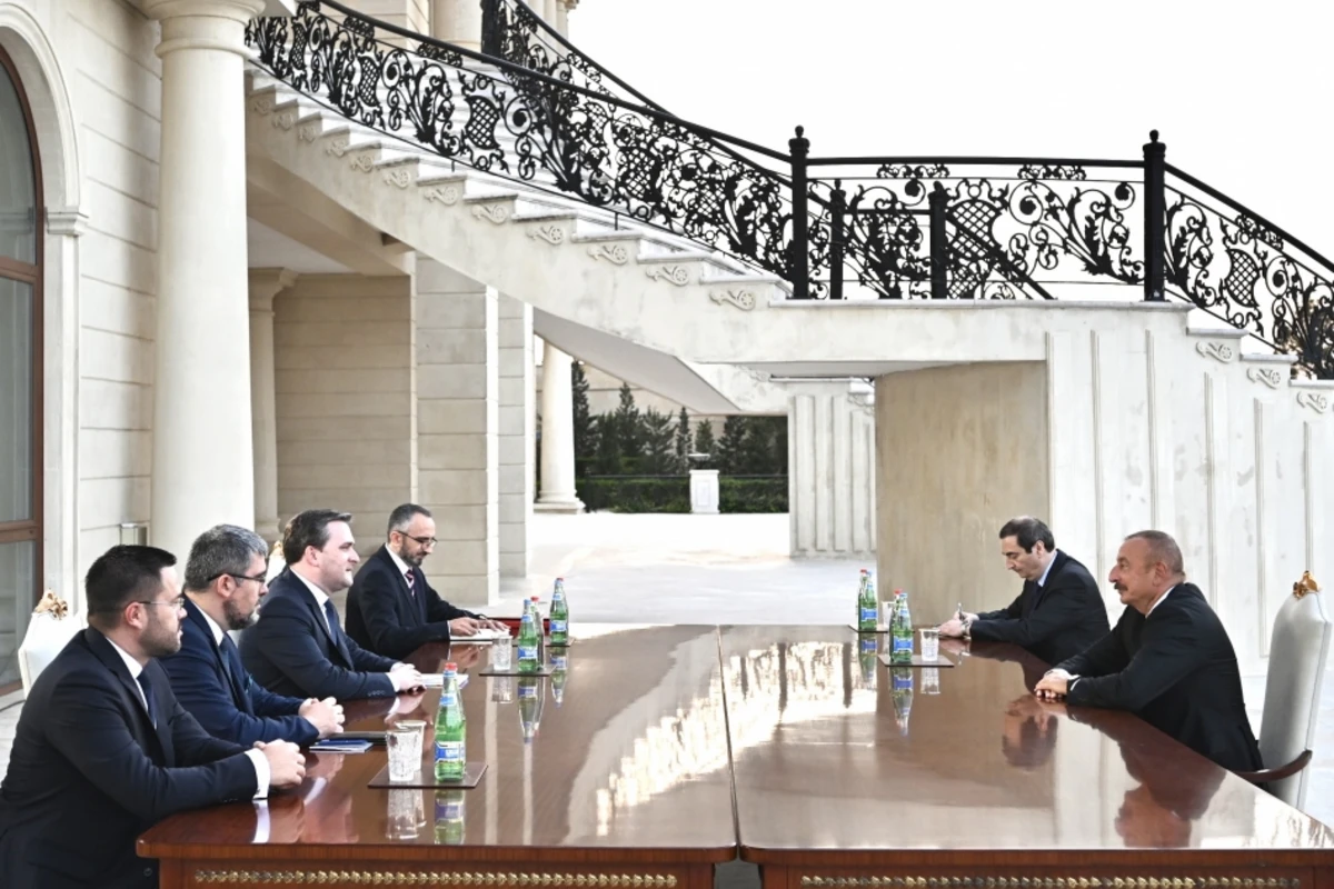 Prezident Serbiyanın XİN-nin başçılıq etdiyi nümayəndə heyətini qəbul edib - FOTO