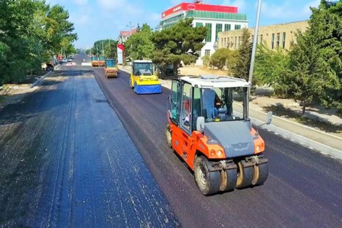 Sabunçuda bir neçə küçə əsaslı təmir edilir - FOTO
