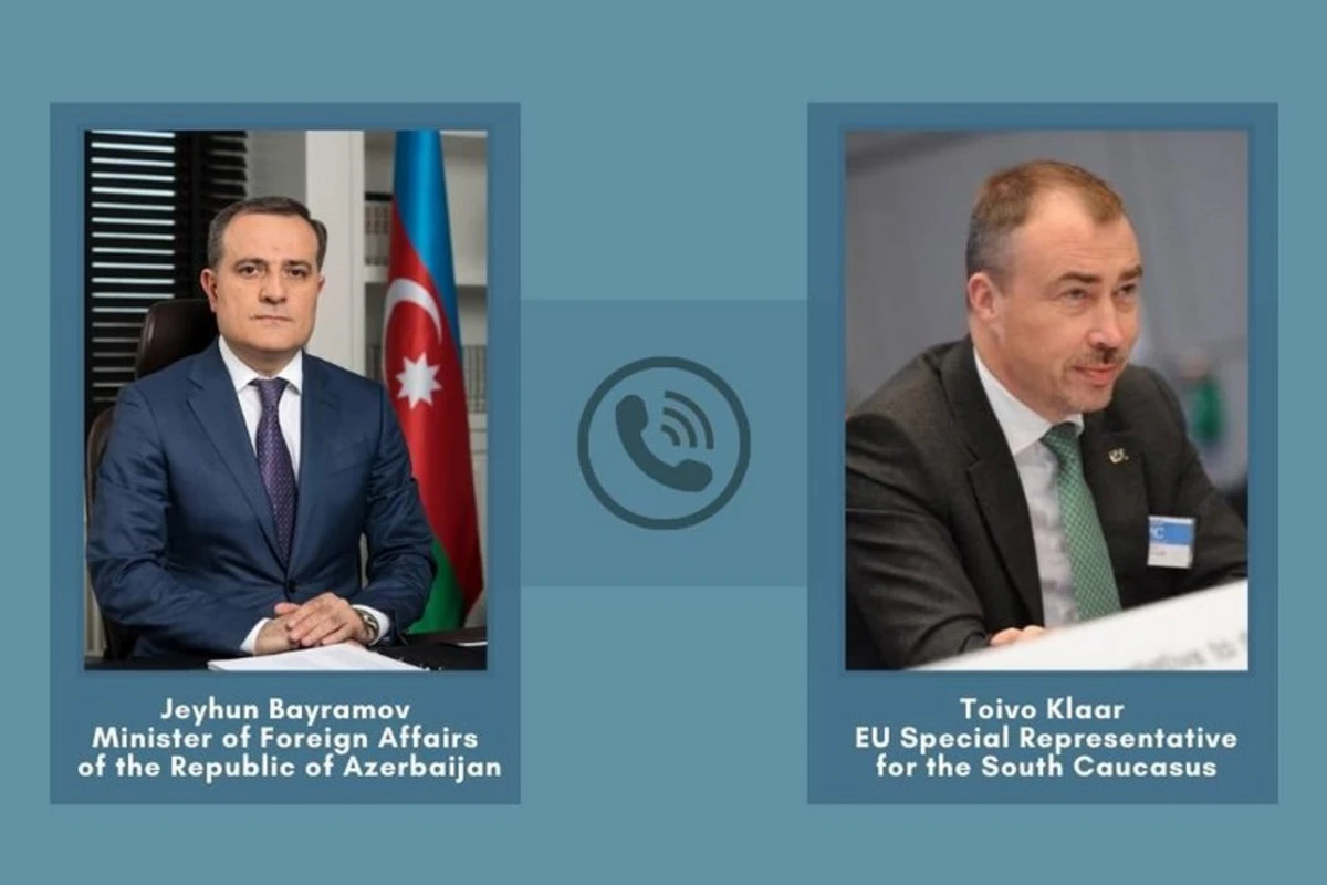 Ceyhun Bayramov Aİ-nin xüsusi nümayəndəsi ilə Ermənistan-Azərbaycan sərhədindəki gərginliyi müzakirə etdi Ceyhun Bayramov Aİ-nin xüsusi nümayəndəsi ilə Ermənistan-Azərbaycan sərhədindəki gərginliyi müzakirə etdi
