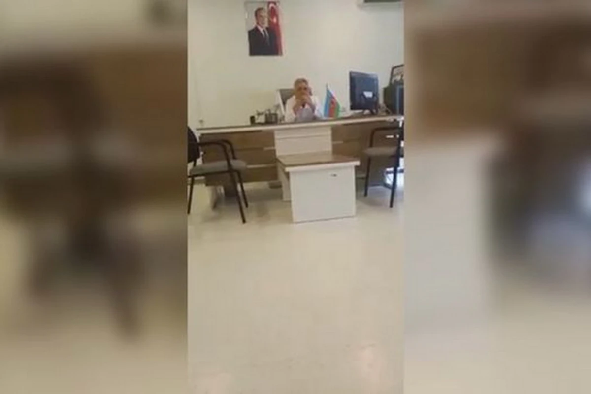 Baş həkim qazinin ayağını müayinə etmək üçün pul tələb edib? - VİDEO
