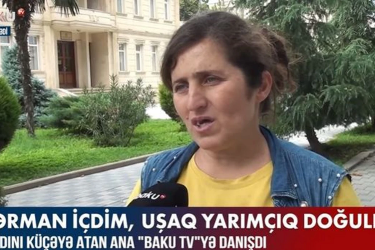 Övladını küçəyə atan ana “Baku TV”yə danışdı – VİDEO