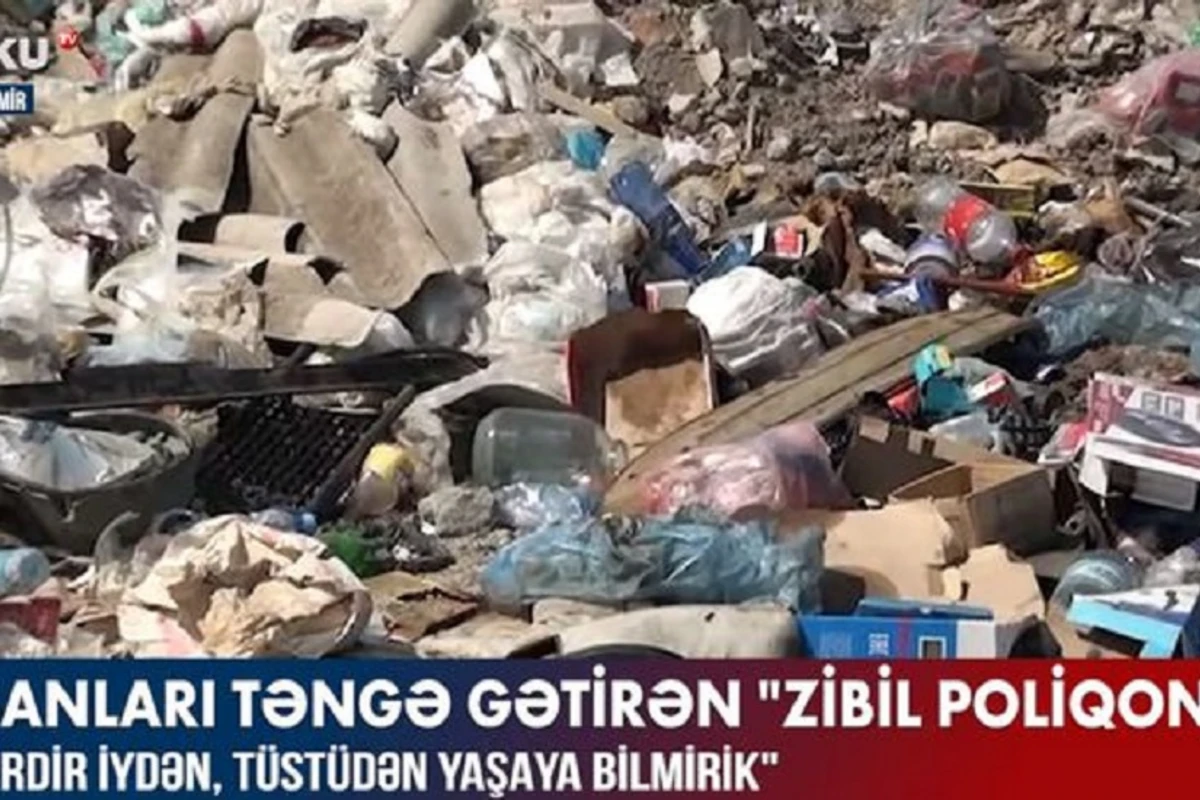 Kürdəmirdə insanları təngə gətirən “zibil poliqonu” - VİDEO Kürdəmirdə insanları təngə gətirən “zibil poliqonu” - VİDEO