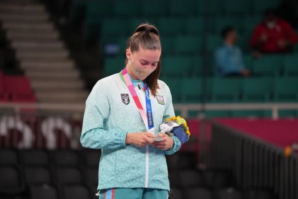 Zaretskaya ağladı: “Qızıl medal qazana bilərdim” - FOTO Zaretskaya ağladı: “Qızıl medal qazana bilərdim” - FOTO