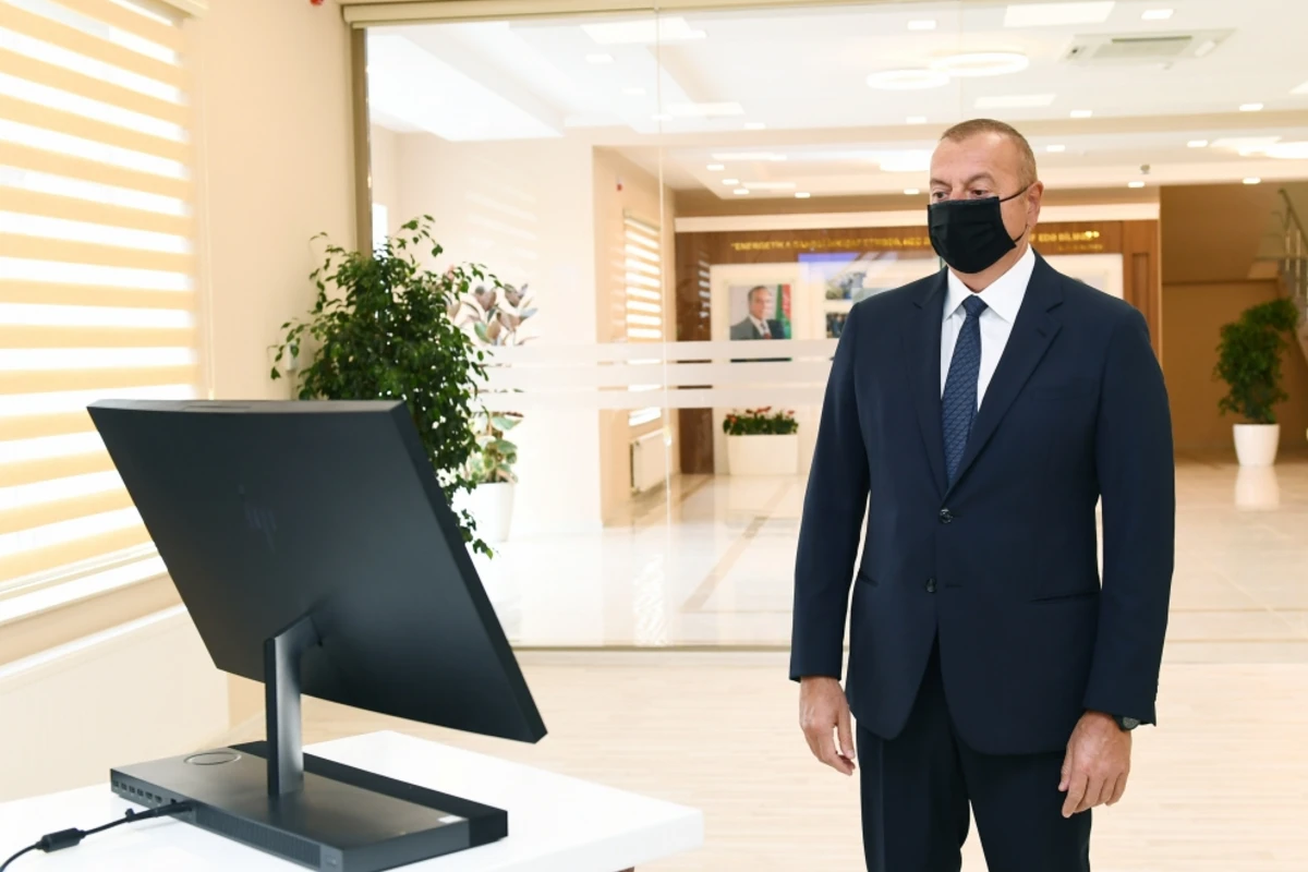 Президент Ильхам Алиев принял участие в открытии подстанции Абшерон - ФОТО