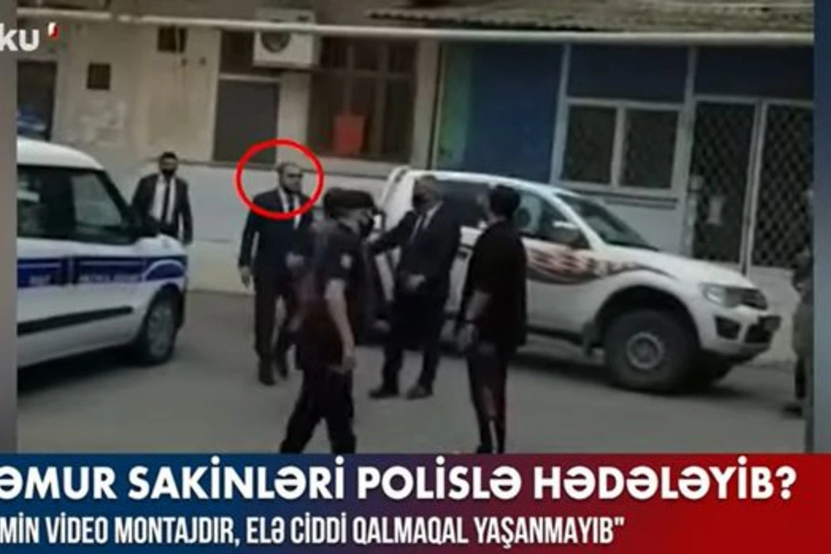 Məmur sakinləri polislə hədələyib? – VİDEO