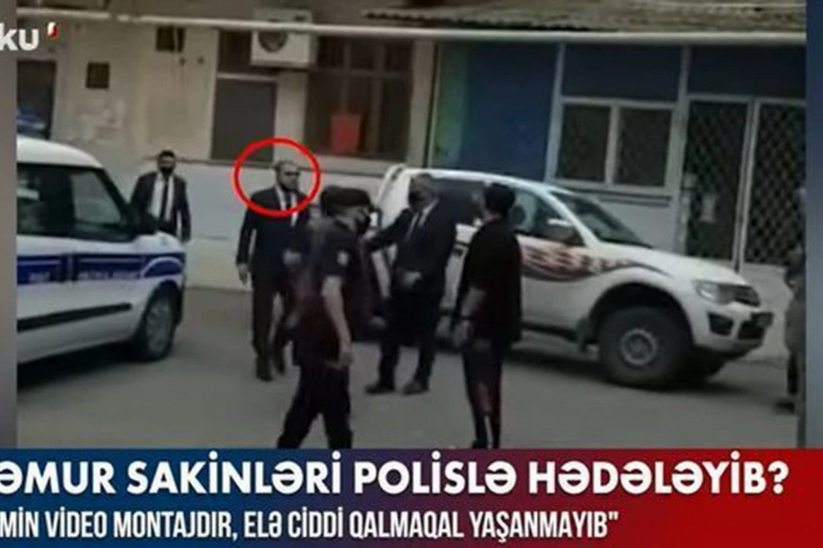 Угрожал ли представитель ИВ Насиминского района жителям? - ВИДЕО