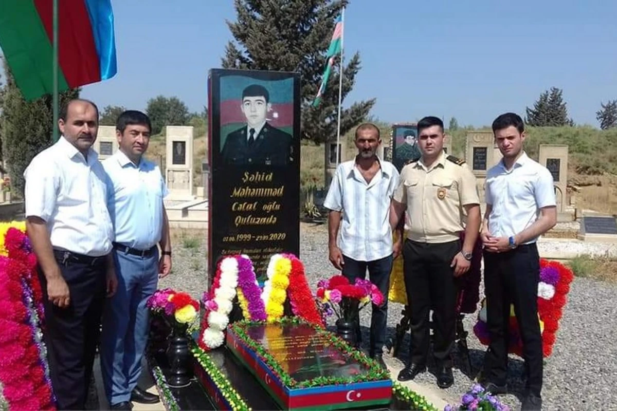 Biləsuvarda Vətən müharibəsi şəhidinin doğum günü qeyd edilib - FOTO