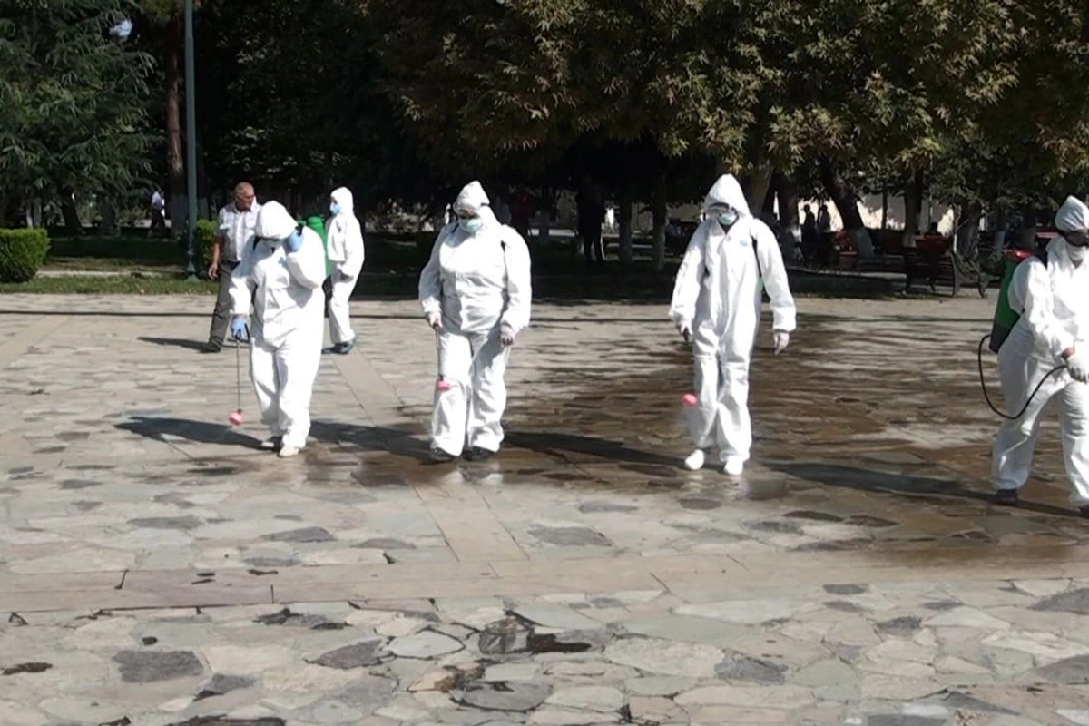 Tovuzda dezinfeksiya işlərinə başlanıldı - FOTO