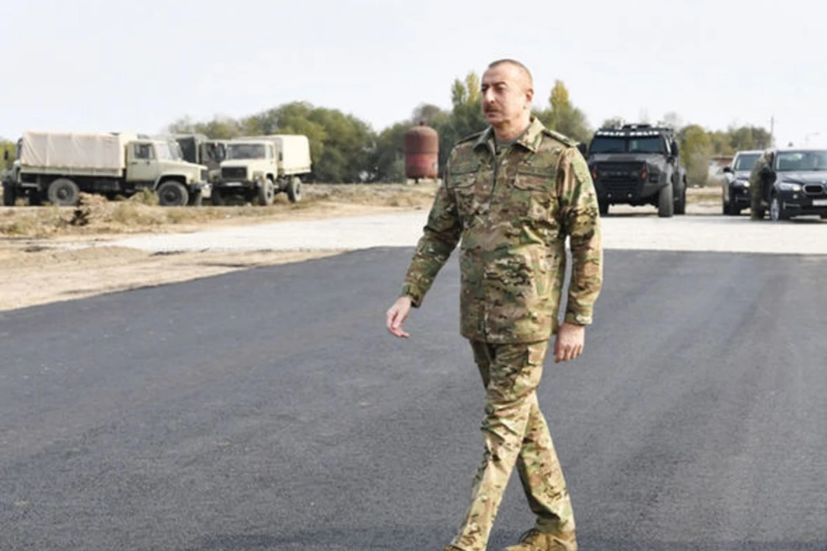 İlham Əliyev: “Bu yolu da hərbi qənimət saymaq olar” - VİDEO