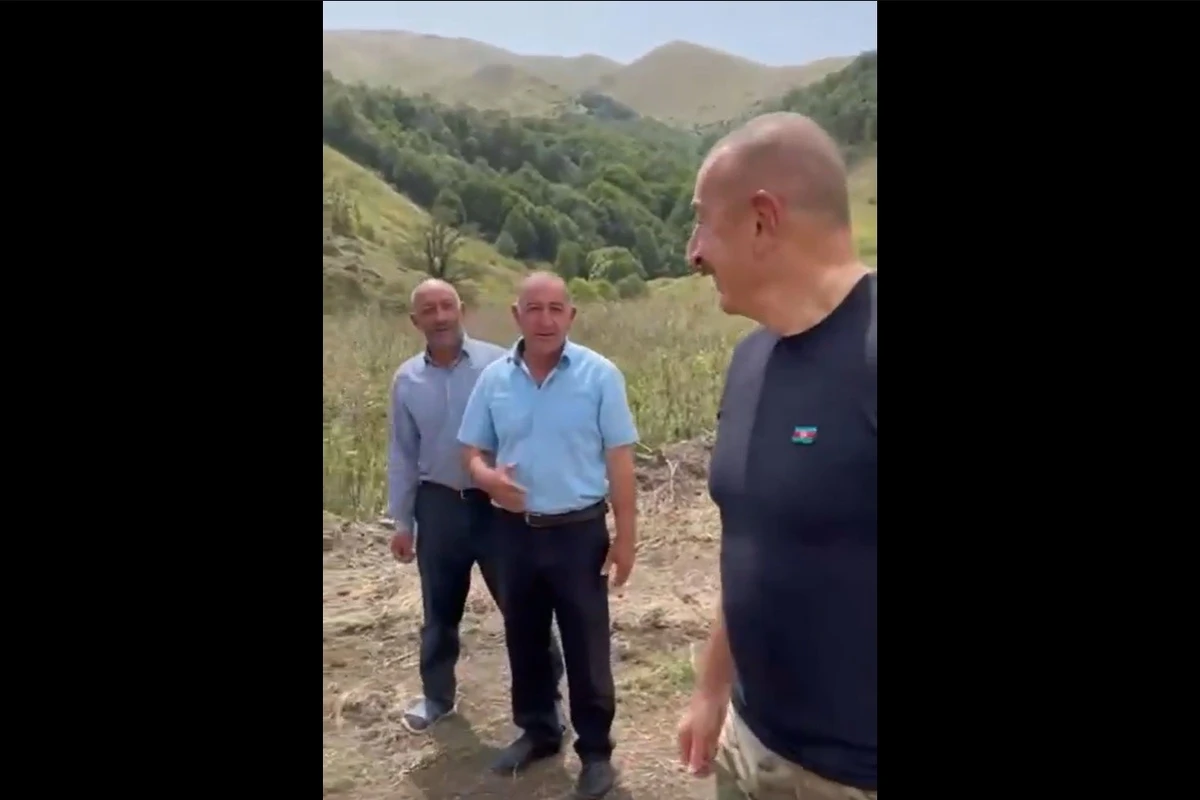 İlham Əliyev Kəlbəcərdə arıçılarla görüşdü - VİDEO