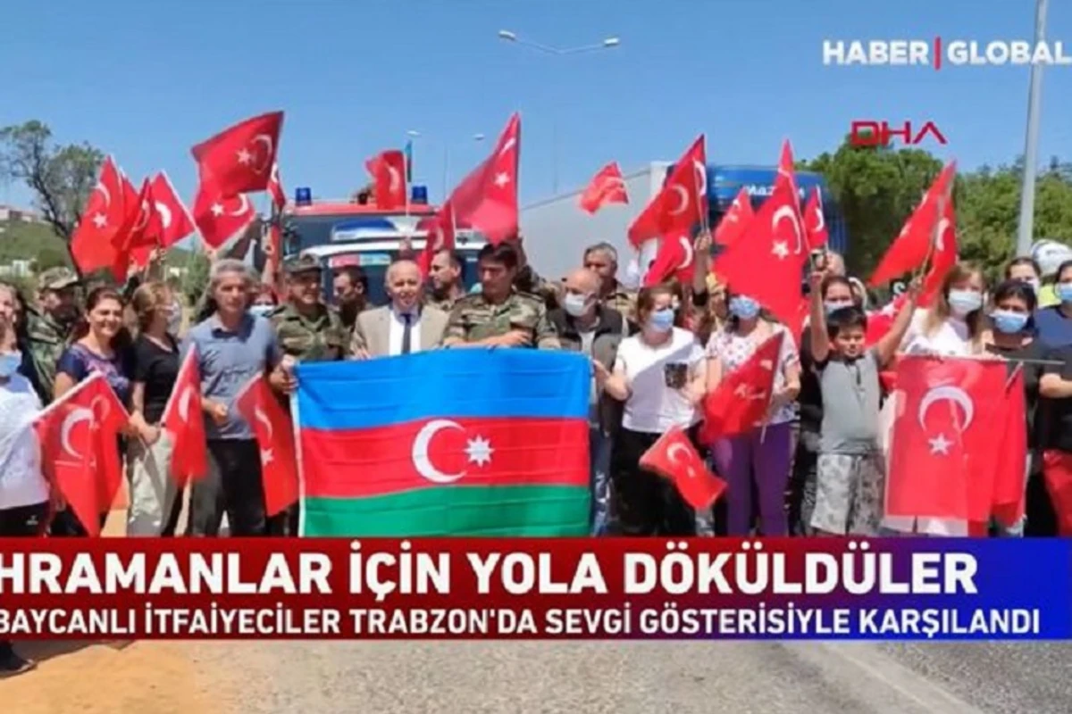 Haber Global о возвращении на Родину азербайджанских пожарных - ВИДЕО