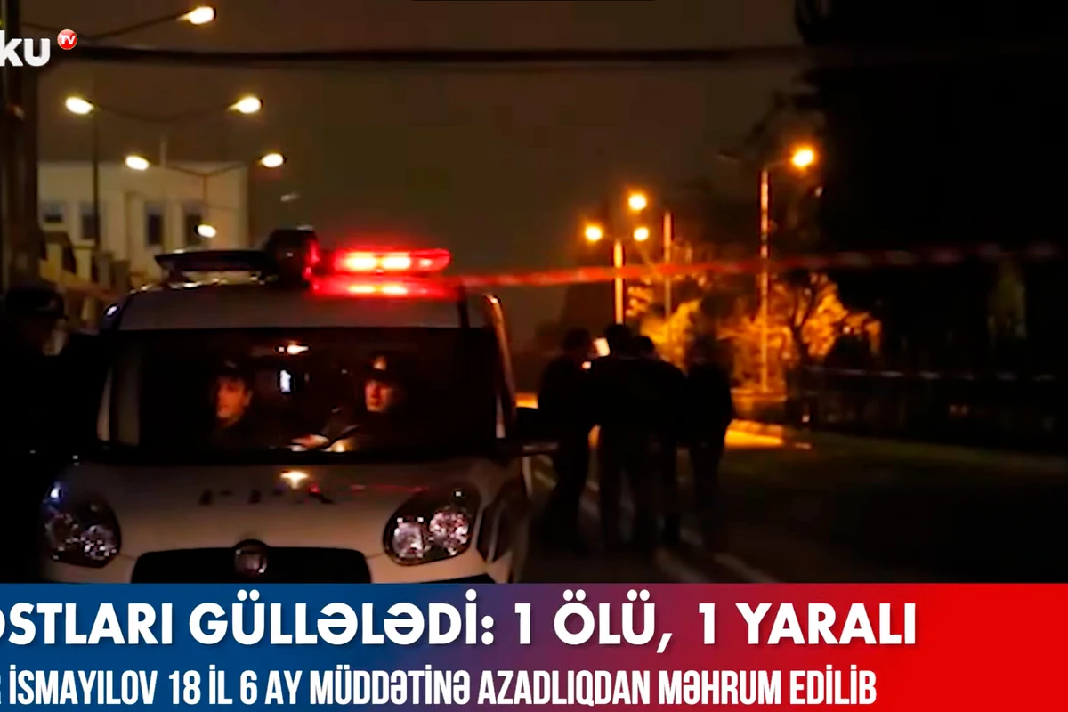 Bakıda film kimi hadisə: Dostları avtomatdan atəşə tutdu - VİDEO