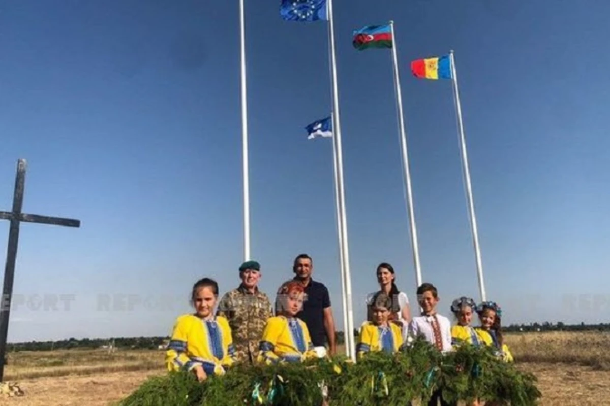 Увековечена память азербайджанцев, погибших за Украину - ФОТО