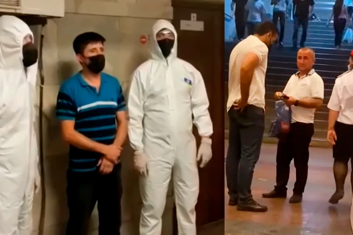 Задержаны больные коронавирусом, пытавшиеся пройти в метро - ВИДЕО