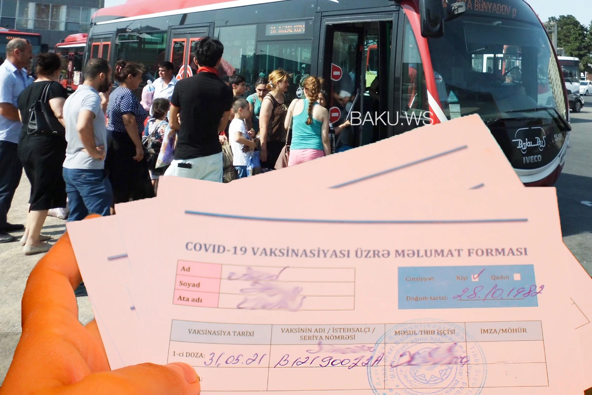 COVID-19 pasportu olmayanlar avtobuslara minə bilər? - RƏSMİ AÇIQLAMA