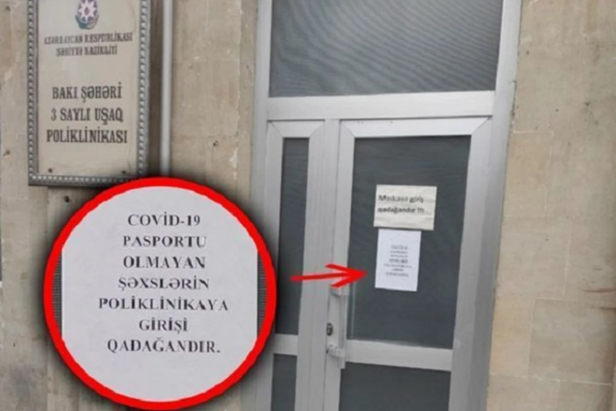 В Баку для входа в поликлинику требуется ковид-паспорт? - ФОТО