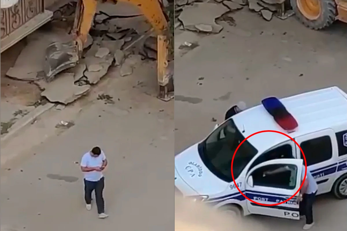 В Азербайджане полицейский уволен за взяточничество - ВИДЕО