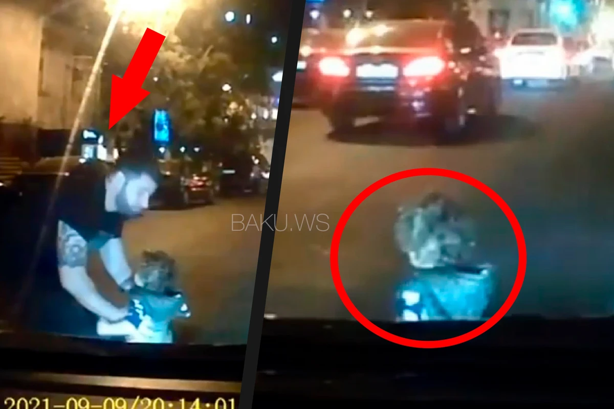 В Баку невнимательность родителей могла обернуться трагедией - ВИДЕО