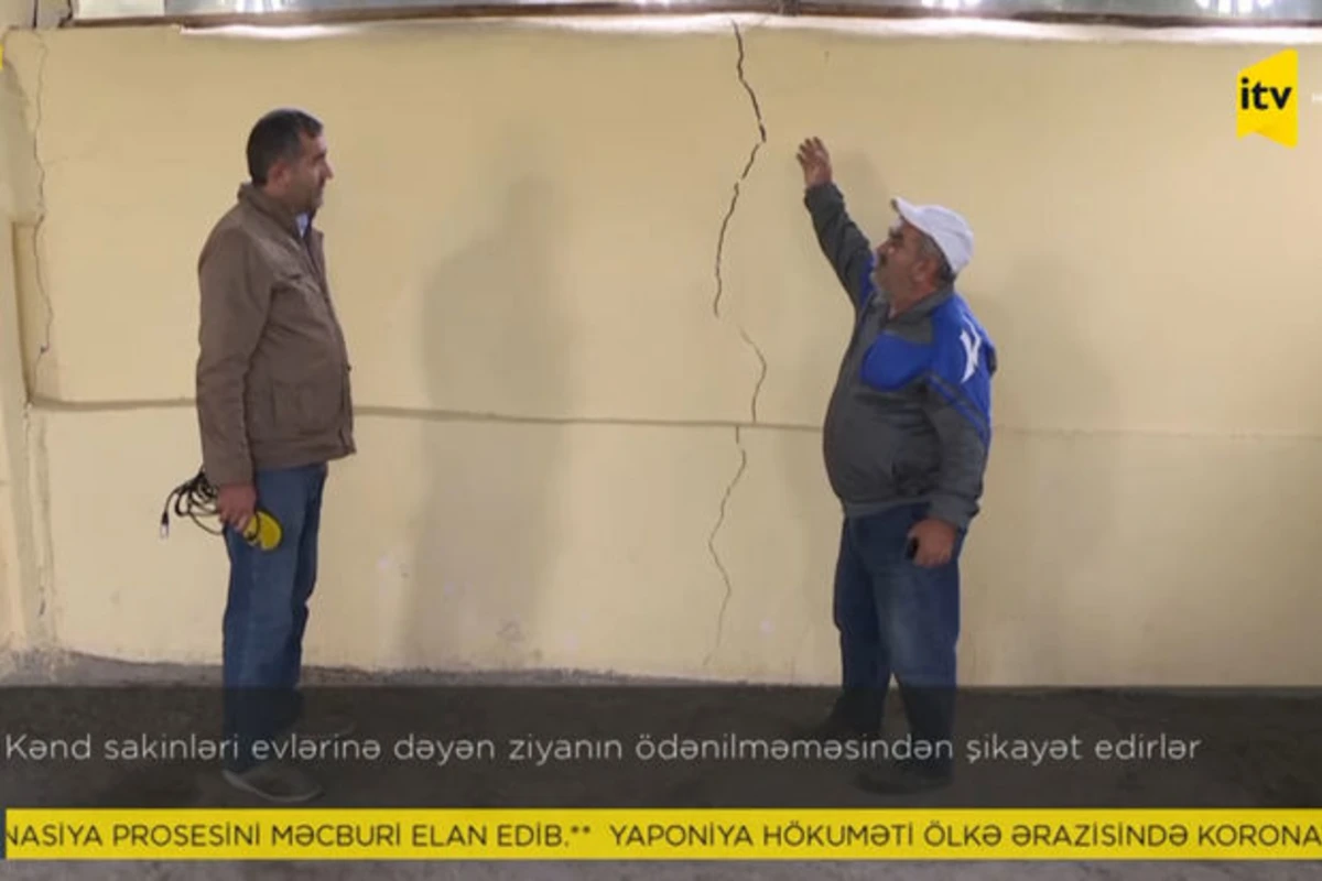 Tərtərdə kənd sakinləri müharibə zamanı evlərinə dəyən ziyanın ödənilməməsindən şikayət edirlər - VİDEO