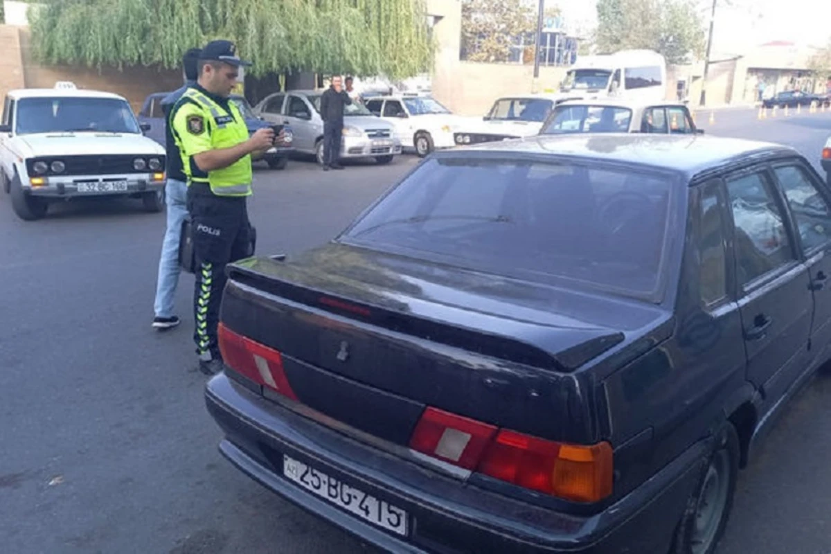 Dayanma-durma qaydalarını kobud şəkildə pozan sürücülər CƏRİMƏLƏNDİ - FOTO