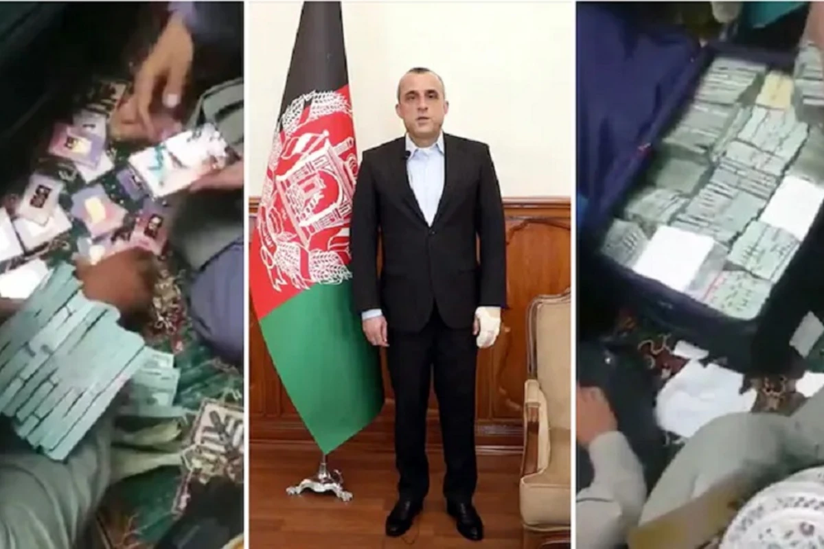 “Taliban” vitse-prezidentin evindən milyonlarla dollar çıxardı - VİDEO