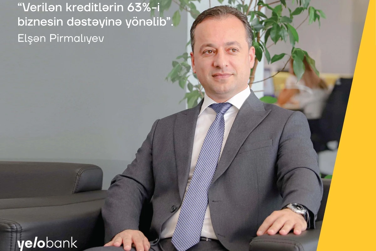 “Yelo Bank tərəfindən verilən kreditlərin 63%-i biznesin dəstəyinə yönəlib” “Yelo Bank tərəfindən verilən kreditlərin 63%-i biznesin dəstəyinə yönəlib”