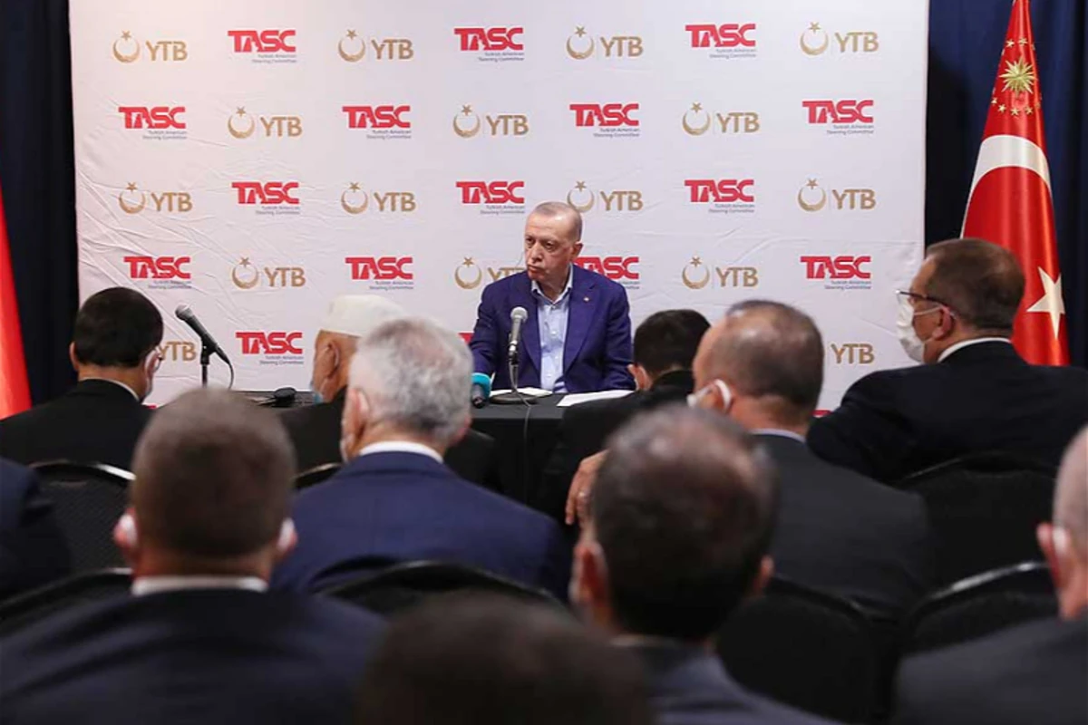 Эрдоган в Нью-Йорке принял представителей мусульманской общины в США