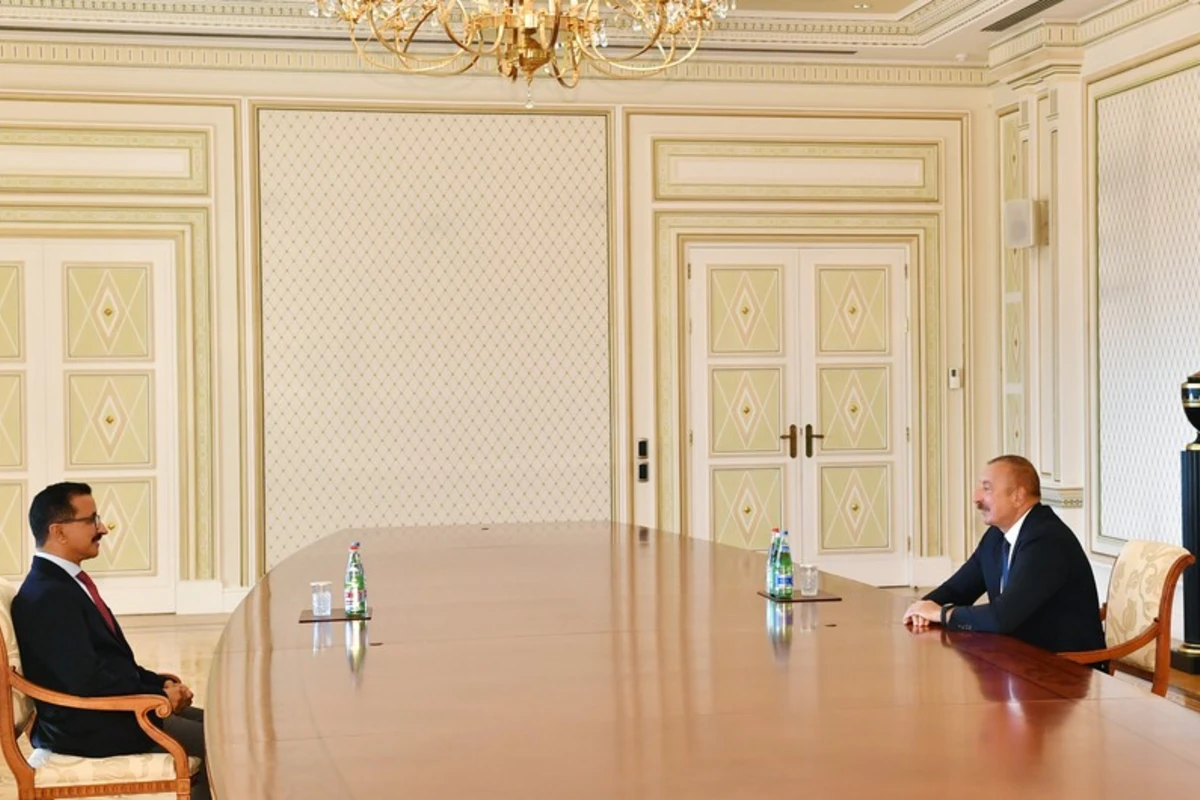 İlham Əliyev “DP World” şirkətlər qrupunun sədri və icraçı direktorunu qəbul edib