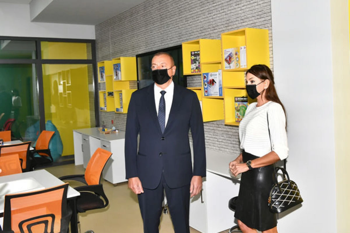 İlham Əliyev və Mehriban Əliyeva Bakı Avropa Liseyinin yeni binasının açılışında iştirak ediblər - VİDEO