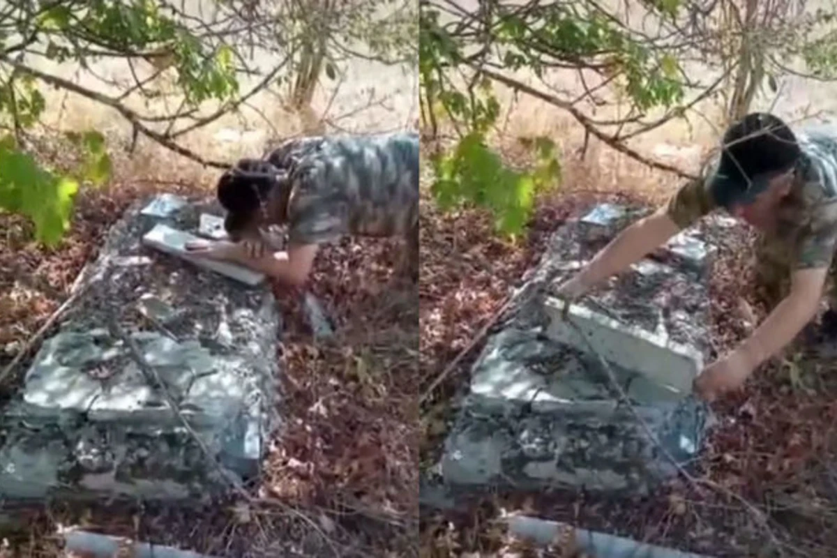 Laçın sakini illər sonra öz kəndlərində qardaşının məzarını tapdı – VİDEO