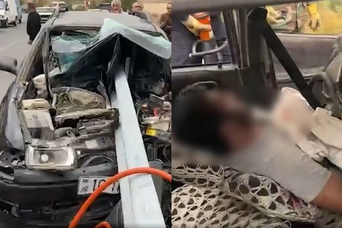 Тяжелое ДТП в Азербайджане, есть погибший - ВИДЕО