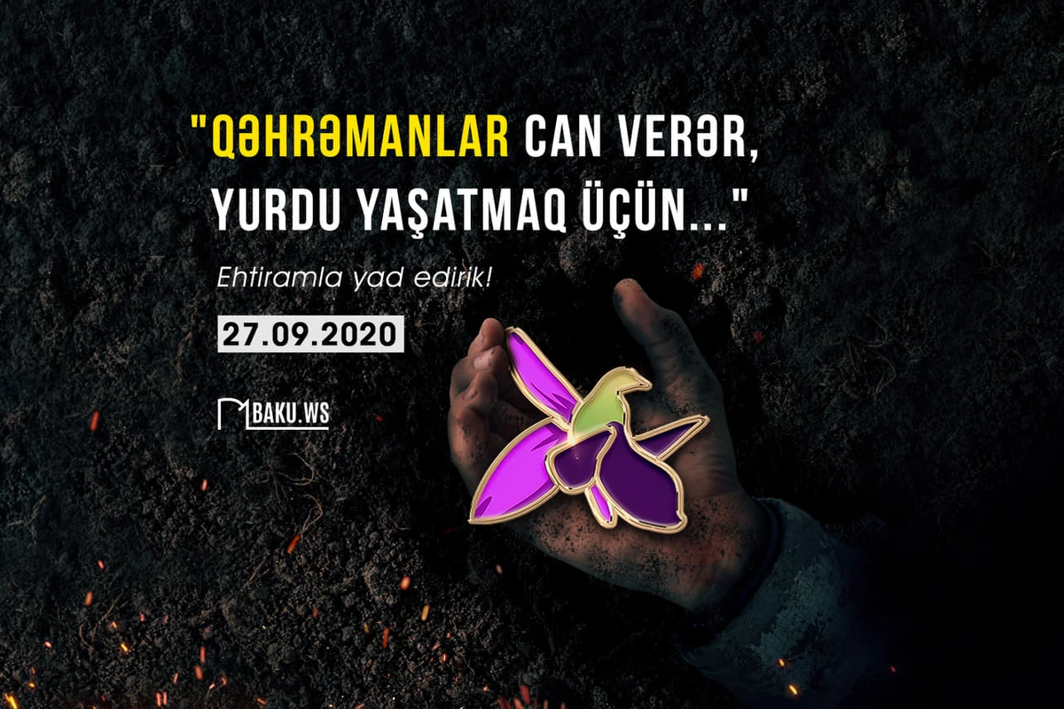 Azərbaycanda 27 Sentyabr - Anım Günüdür