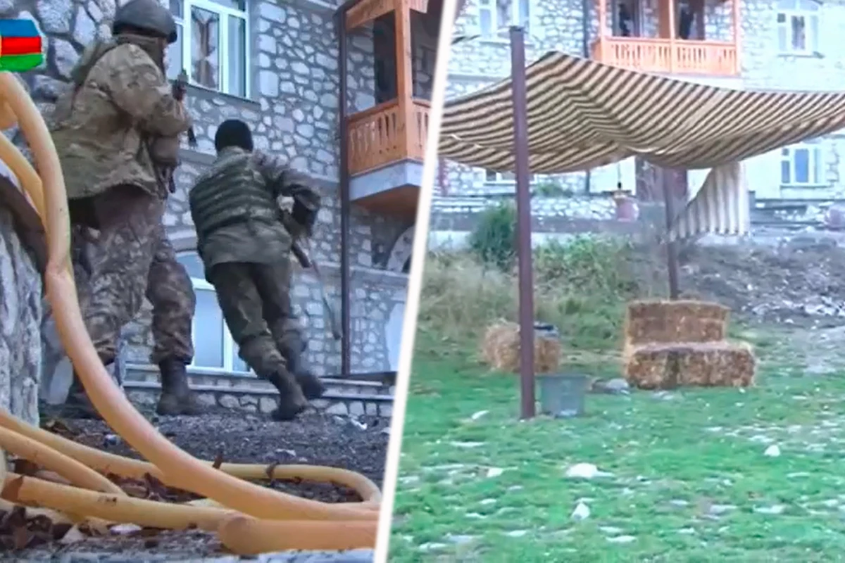 Распространились редкие кадры боев за Шушу - ВИДЕО