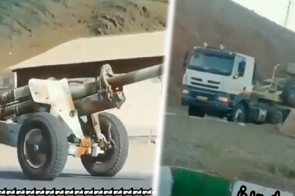 Иран стягивает бронетехнику на границу с Азербайджаном - ВИДЕО