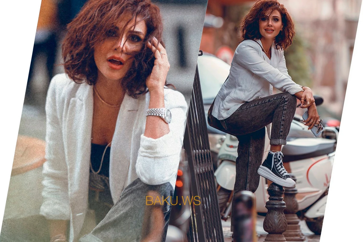 Günel Zeynalova Çukurda - FOTO Günel Zeynalova Çukurda - FOTO