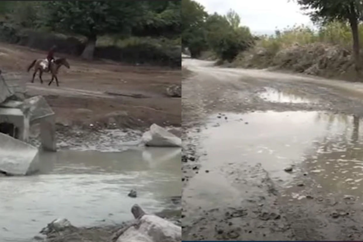 İçməli suyu, yolu, işığı olmayan kənd - VİDEO