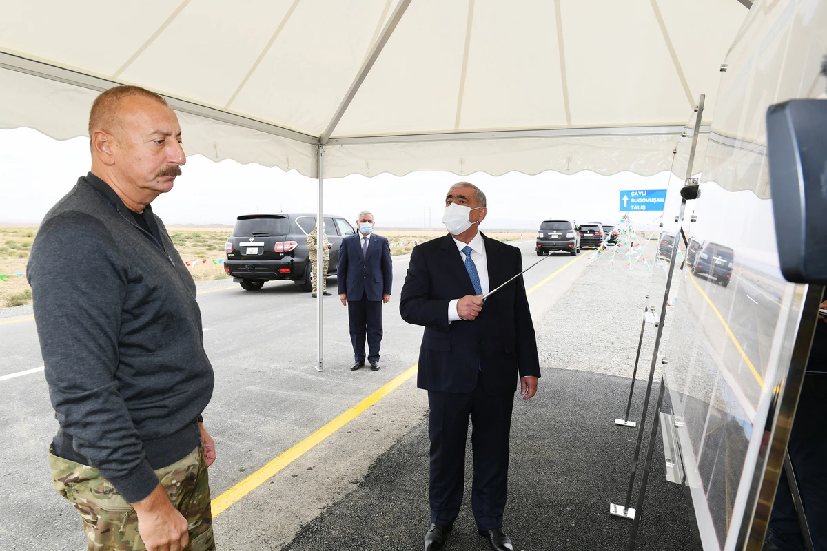 Suqovuşan və Talışa gedən yolların açılışı oldu
